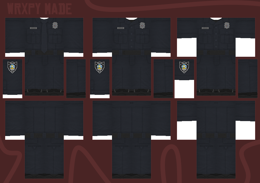 Police uniform set